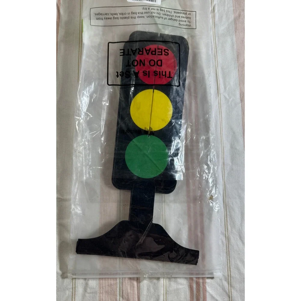 Traffic Light Signal Party Decorations Set Red Yellow Green Safety Theme New